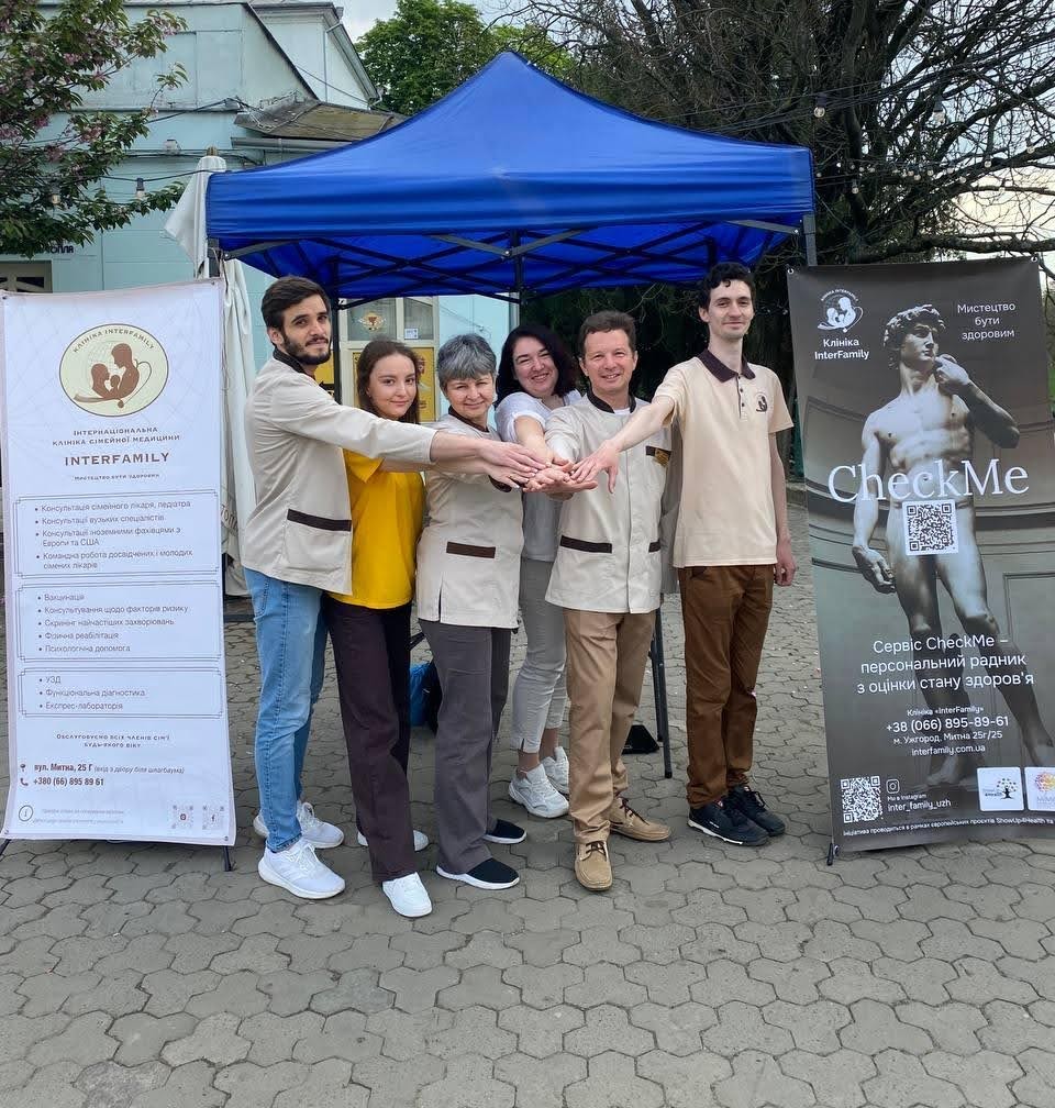 Care in the open air: health awareness event held in Uzhhorod within SHOW4 health project